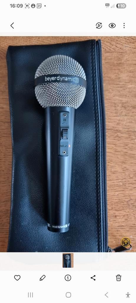 Beyerdynamic m500n C  in perfecte staat van nieuw, Muziek en Instrumenten, Microfoons, Zo goed als nieuw, Ophalen of Verzenden