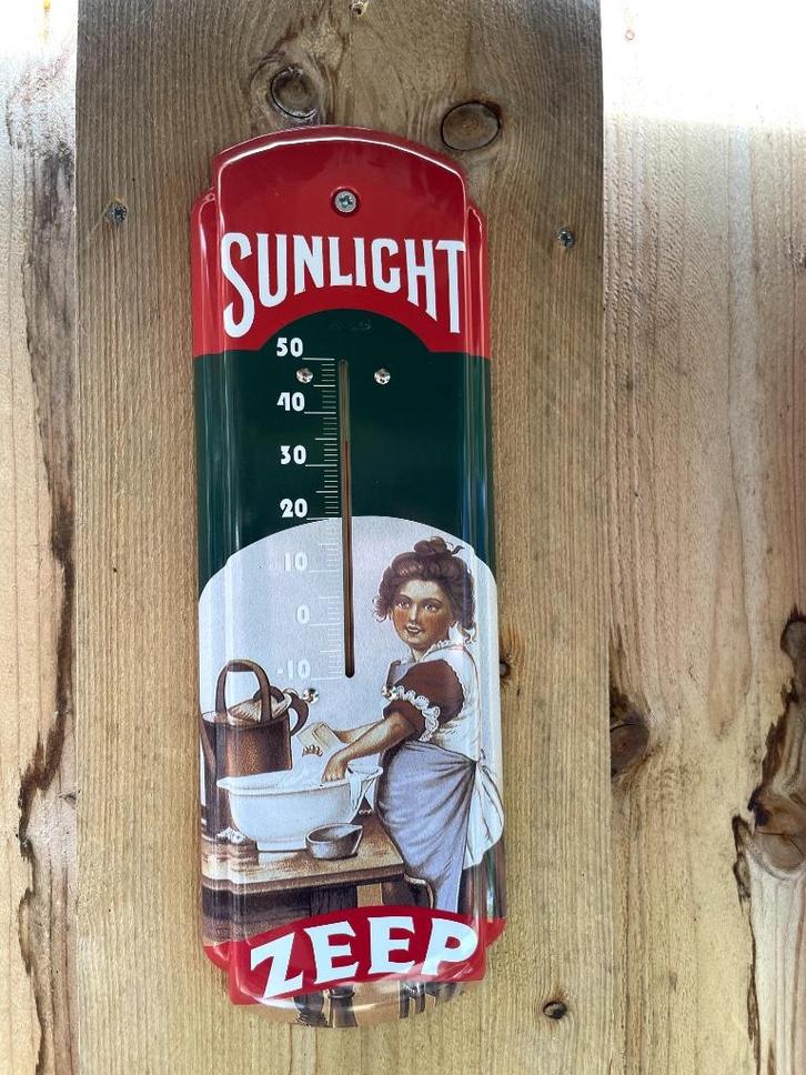 Sunlight Zeep retro Thermometer, Verzamelen, Retro, Huis en Inrichting, Ophalen of Verzenden