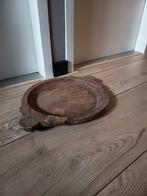Oud houten dienblad/schaal, Huis en Inrichting, Woonaccessoires | Dienbladen, Ophalen of Verzenden, Rond, Hout