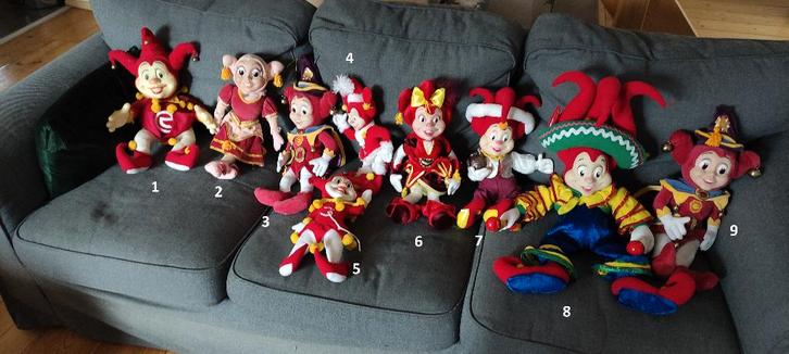 Diverse Efteling poppen Pardoes en Pardijn, Verzamelen, Efteling, Zo goed als nieuw, Beeldje of Poppetje, Ophalen of Verzenden