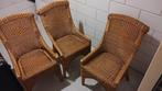 Rieten stoelen, Ophalen, Gebruikt, Bruin, Riet of Rotan