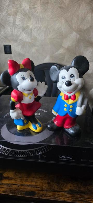 Mickey & Minnie Mouse Beeldjes Set beschikbaar voor biedingen
