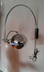 Retro want booglamp. Dutch Design, Huis en Inrichting, Lampen | Vloerlampen, Ophalen of Verzenden, Zo goed als nieuw, Metaal, 150 tot 200 cm