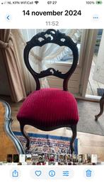 Mahonie willem 3 eethoek met 4 stoeltjes, Ophalen of Verzenden, Zo goed als nieuw, Willrm 3, 4 tot 6 stoelen