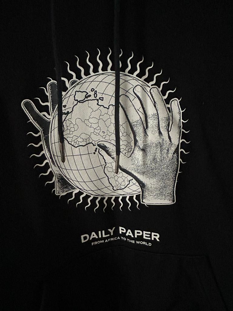 Daily Paper Set Hoodie S & Broek XS, Ophalen of Verzenden, Gedragen, Zwart