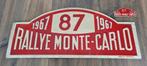 Origineel RALLYE Monte Carlo bord 1967 DAF 44, Ophalen of Verzenden, Zo goed als nieuw, Auto's