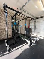 Compleet krachtstation met bank en gewichten, Ophalen, Gebruikt, Krachtstation, Armen