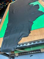 Zwarte kleur perfo print halve huid 1.5 mm dikte soepel A275, Zwart, Leer of Kunstleer, Ophalen of Verzenden, Zo goed als nieuw