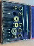 Vintage horlogemakers gereedschap arrondeer accesoires, Antiek en Kunst, Antiek | Gereedschap en Instrumenten, Ophalen of Verzenden