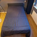 Gratis Boxspring 1.20x2.00, Huis en Inrichting, Slaapkamer | Boxsprings, Ophalen, Gebruikt, Zwart, Twijfelaar