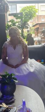 Bruidsjurk, Kleding | Dames, Trouwkleding en Trouwaccessoires, Trouwjurk, Wit, Ophalen of Verzenden, Zo goed als nieuw