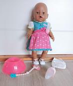 Getinte Baby Born pop met accessoires, Ophalen of Verzenden, Zo goed als nieuw, Babypop