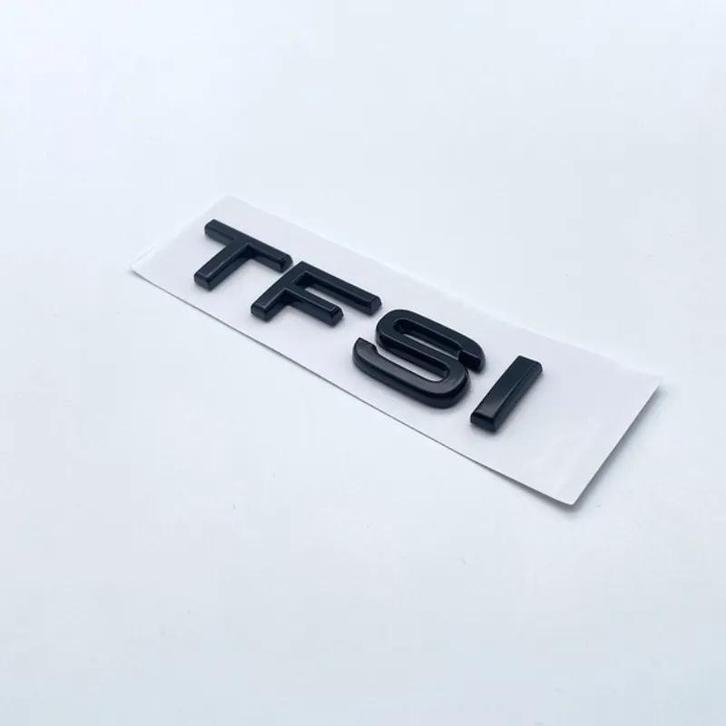 Audi TFSI logo – glans zwart, Auto diversen, Autostickers, Ophalen of Verzenden