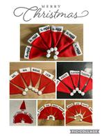 Gepersonaliseerde Kerst Bestekmutsjes - Ook voor in de Boom!, Ophalen of Verzenden, Nieuw