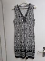 Esqualo jurkje met print maat L zwart/wit, Verzenden, Wit, Maat 42/44 (L), Esqualo