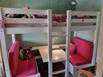Hoogslaper met bankjes en tafel / logeerbed, Kinderen en Baby's, Kinderkamer | Stapelbedden en Hoogslapers, Ophalen, Gebruikt