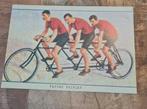 Drie wielrenners op 1 fiets, Verzamelen, Verzenden, Gelopen
