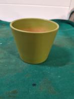 bloempot groen terracotta, Tuin en Terras, Bloempotten, Ophalen of Verzenden, 'T Olde Gre-j, Info@toldegrej.nl, Endepoelstraat 20f Didam