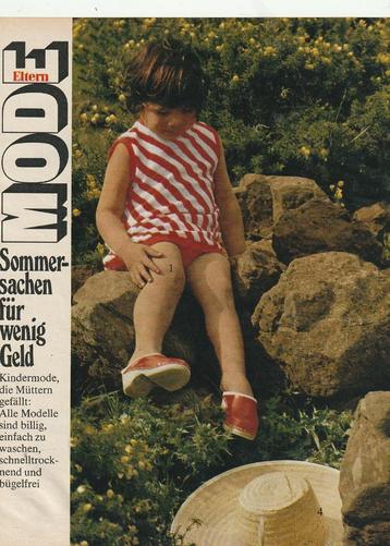 Vintage knipsels 1972 Kindermode jongetjes meisjes zomermode beschikbaar voor biedingen
