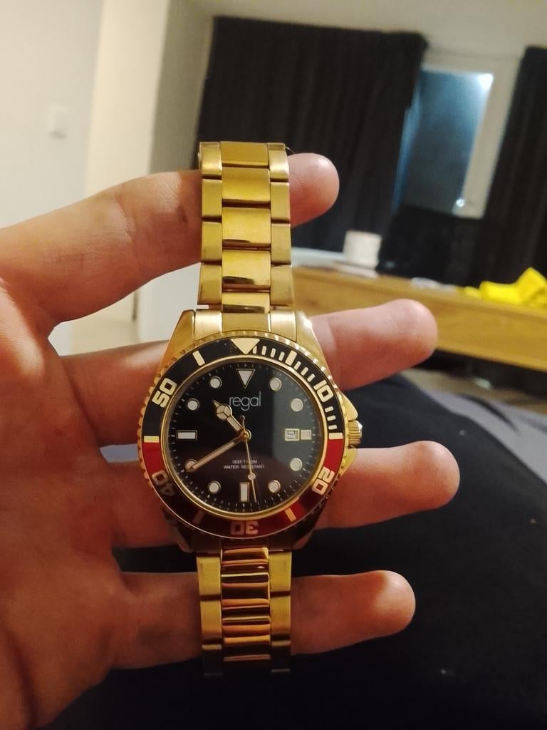 Horloge, Sieraden, Tassen en Uiterlijk, Horloges | Heren, Ophalen, Staal, Overige merken