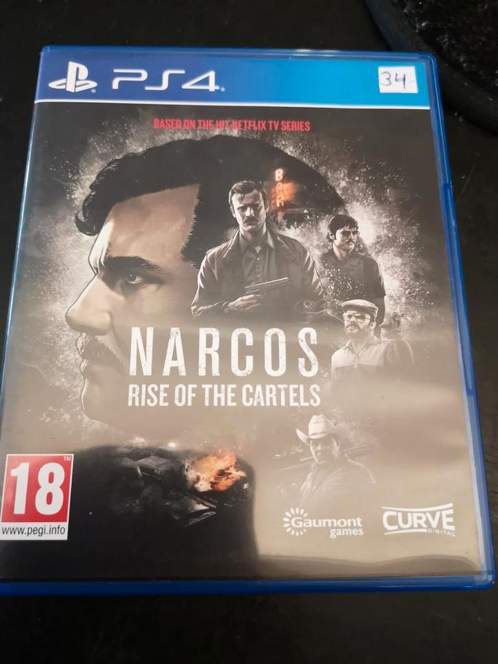 Narcos: Rise of the Cartels - PS4, Spelcomputers en Games, Games | Sony PlayStation 4, Gebruikt, Strategie en Constructie, 1 speler