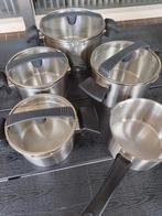 BK pannenset, Huis en Inrichting, Keuken | Potten en Pannen, Ophalen, Pannenset, Zo goed als nieuw, Rvs