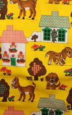 11040 Originele vintage retro stof stoffen gordijnstof Swiet, Hobby en Vrije tijd, Stoffen en Lappen, Overige kleuren, 120 cm of meer