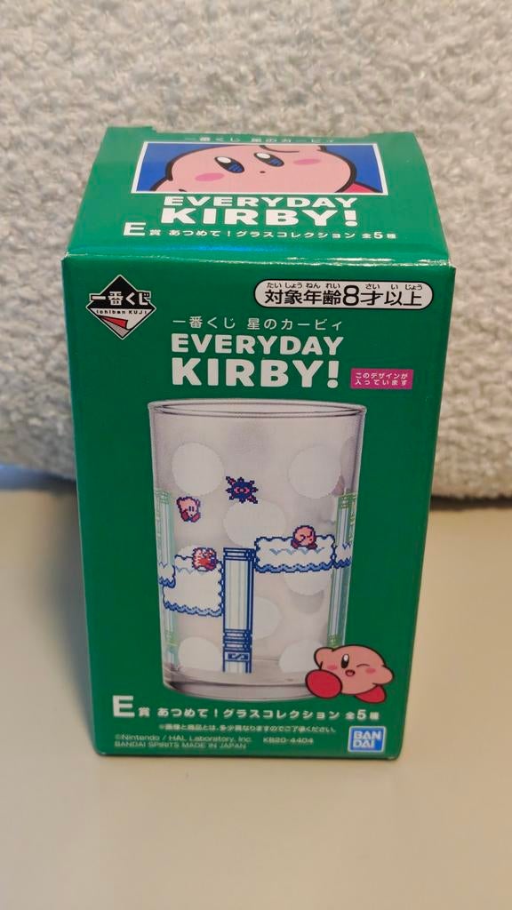 Kirby Everyday Glass Collection - Ichiban Kuji *NEW*, Verzamelen, Poppetjes en Figuurtjes, Ophalen of Verzenden, Nieuw