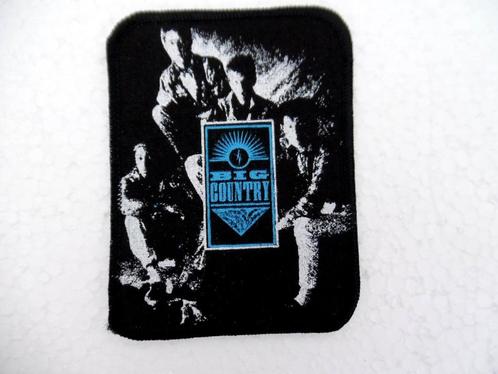 BIG COUNTRY ZELDZAME VINTAGE 80'S PATCH B124 --8X10 Cm, Verzamelen, Muziek, Artiesten en Beroemdheden, Nieuw, Kleding, Verzenden