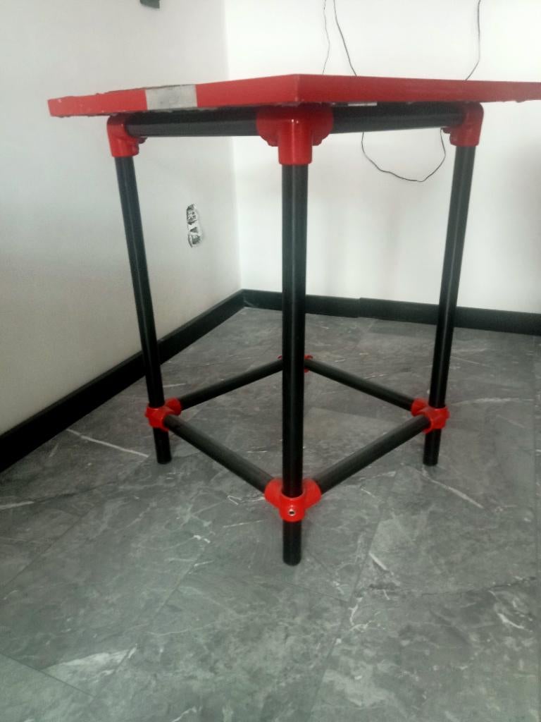 Coca Cola tafel, Ophalen, Uniek, Metaal of Aluminium, Vierkant