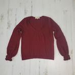 La Maille Sezane trui maat S 100% merino wol V-hals wijnrood, Kleding | Dames, Ophalen of Verzenden, Zo goed als nieuw, Maat 36 (S)
