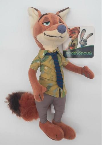 Disney Zootropolis Nick Wilde knuffel ca. 25cm NIEUW! beschikbaar voor biedingen