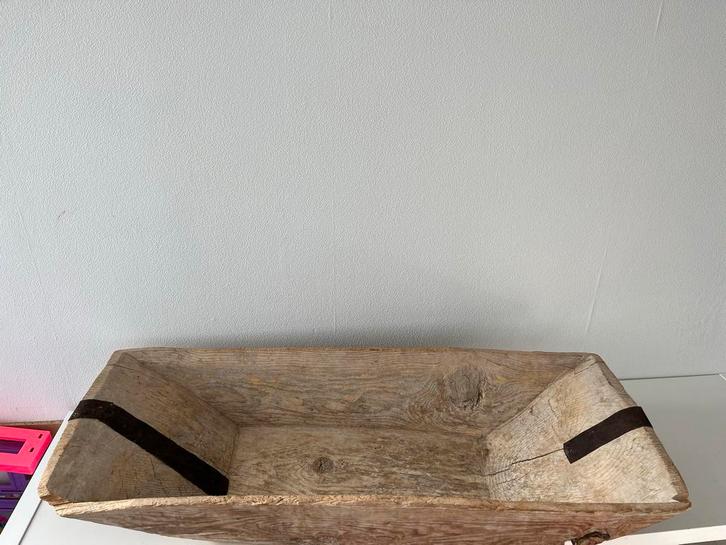 Houten Trog woondecoratie, Antiek en Kunst, Antiek | Overige Antiek, Ophalen of Verzenden