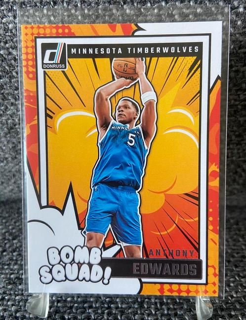 Anthony Edwards Minnesota Timberwolves Panini NBA card, Hobby en Vrije tijd, Stickers en Plaatjes, Nieuw, Plaatje, Ophalen of Verzenden