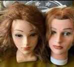 Kappershoofd / Oefenhoofd / Hoedenhoofd 3 st/  1 Pruik NIEUW, Ophalen of Verzenden, Gebruikt, Meerdere media