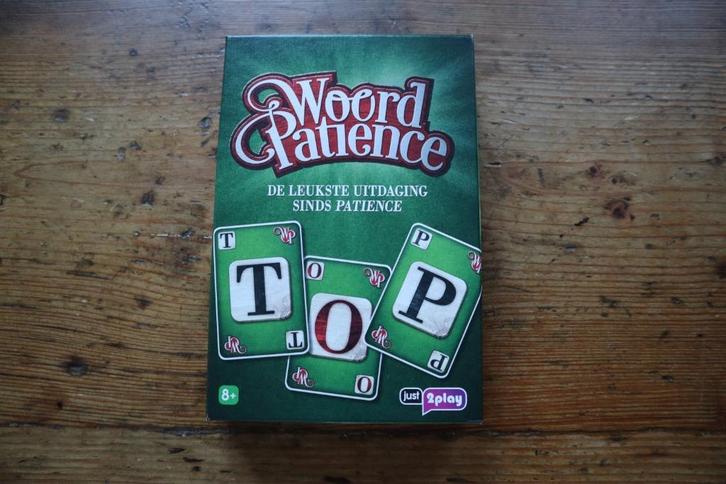 Kaartspel Woord Patience De leukste uitdaging sinds Patience, Hobby en Vrije tijd, Gezelschapsspellen | Kaartspellen, Nieuw, Een of twee spelers