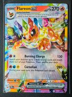 Pokémon Flareon EX #014 Prismatic Evolutions, Ophalen of Verzenden, Zo goed als nieuw, Losse kaart