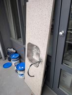 Bruynzeel Keukenblad 60x182cm met wasbak en kraan, Ophalen, Gebruikt, 150 tot 200 cm, Minder dan 100 cm