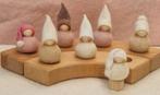 Winter Seizoenstafel jaarring steker popje kabouter dwerg, Hobby en Vrije tijd, Vilt, Verzenden, Nieuw, Figuurtje(s), Wolvilt