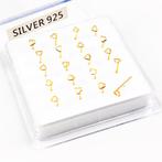 Heart Neuspiercing van Verguld 925 Sterling Zilver, Birgitta-Gracht 33, 6465 EL Kerkrade, Nederland, Verzenden, Nieuw, Esde2