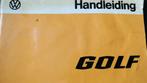 VOLKSWAGEN GOLF 1 1978 HANDLEIDING nederlands, Ophalen of Verzenden
