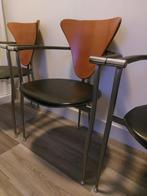 Zeldzame Arrben Stiletto stoelen - Set van 4  Italië 1970, Ophalen, Zwart, Vier, Modern