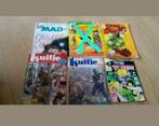 2 Kuifje en 3 andere striptijdschriften, Ophalen of Verzenden, Gelezen, Overige typen
