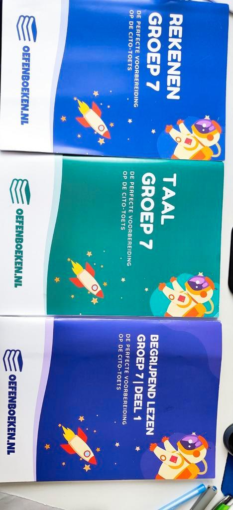 Cito oefenboeken Groep 7 – netjes, schoon en compleet, Sieraden, Tassen en Uiterlijk, Uiterlijk | Mondverzorging, Zo goed als nieuw