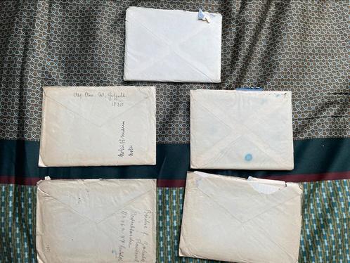 X5 WO2 RAD feldpost brieven met plattegrond!, Verzamelen, Militaria | Tweede Wereldoorlog, Overige soorten, Overige typen, Duitsland