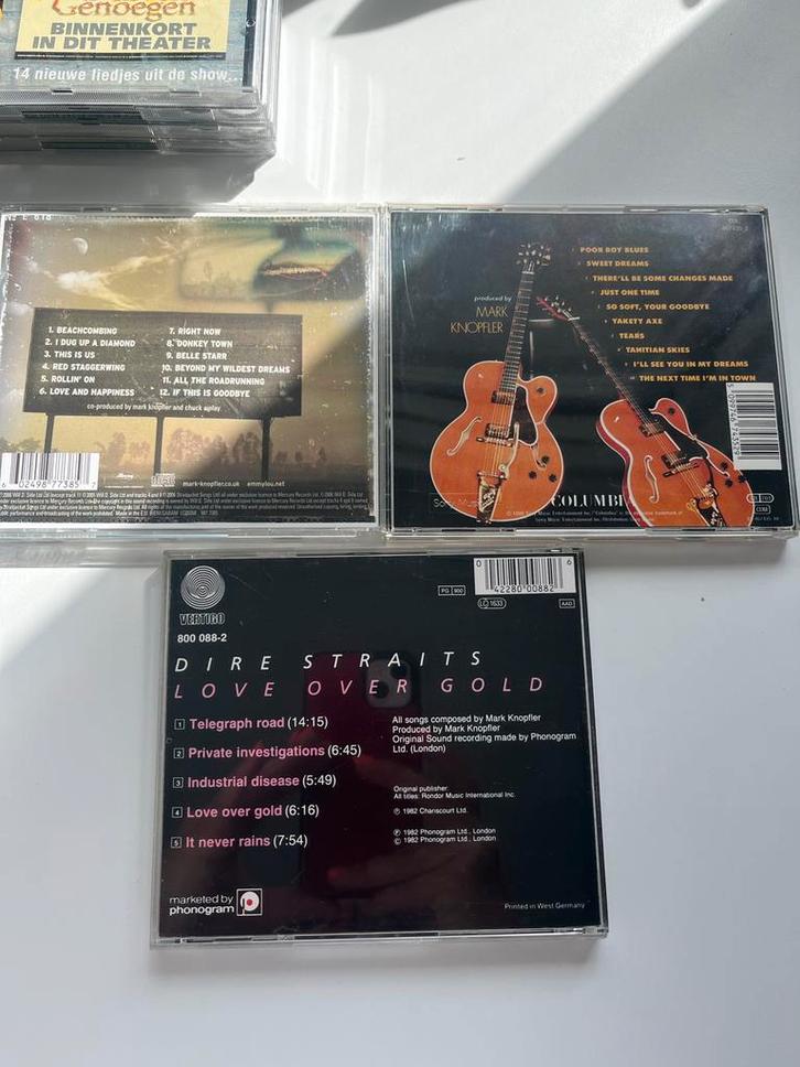 3 Pop CD's: Dire Straits, Mark Knopfler & Meer, Cd's en Dvd's, Cd's | Pop, Gebruikt, 1980 tot 2000, Ophalen of Verzenden