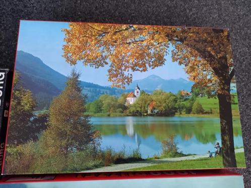 * Puzzel Hema Weissensee Beieren 1000 stukjes *, Hobby en Vrije tijd, Denksport en Puzzels, Gebruikt, Legpuzzel, 500 t/m 1500 stukjes