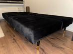 Zeer nette slaapbank van de Leenbakker., Huis en Inrichting, Slaapkamer | Boxsprings, Ophalen, 100 cm, Zwart, Tweepersoons