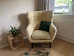Made Kubrick fauteuil met gevleugelde rugleuning - okergeel, Huis en Inrichting, Fauteuils, Ophalen, 75 tot 100 cm, Zo goed als nieuw