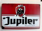 Jupiler Belgisch Bier  Reclamebord, Ophalen of Verzenden, Gebruikt, Reclamebord, Plaat of Schild, Overige merken